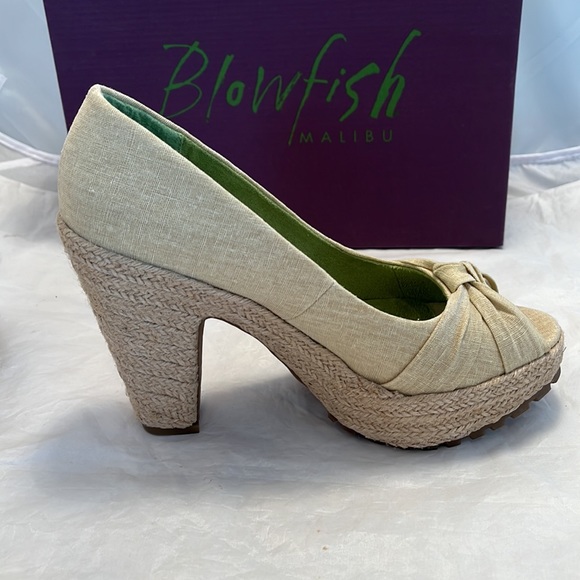 Blowfish Malibu Platform Open Toe Shoes - Picture 11 of 15